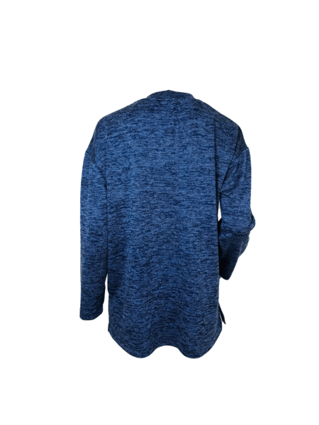 Pintuck Knit - Navy Melange - Image 3