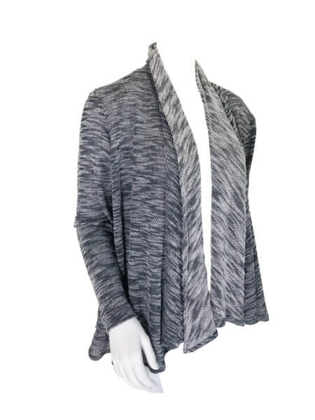 Waterfall Cardi - Grey Speckle - Image 2
