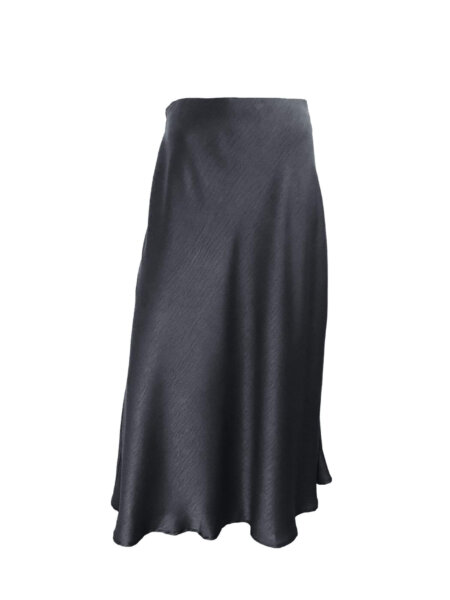 Bias Maxi Skirt - Black