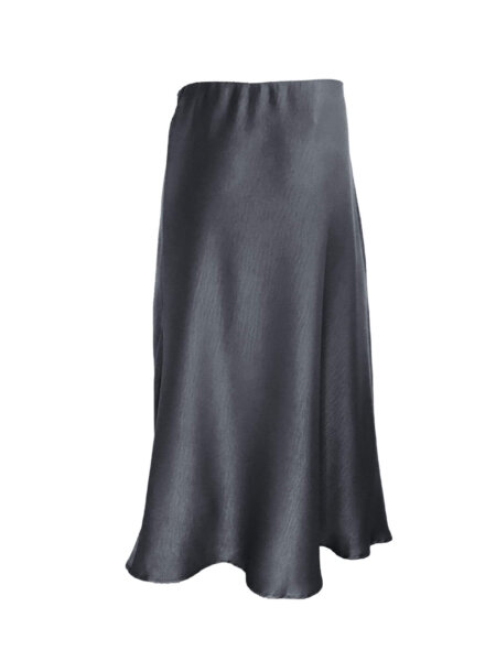 Bias Maxi Skirt - Black - Image 3
