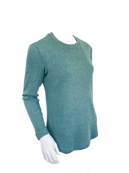 Pleat Back Top - Sage - Image 2