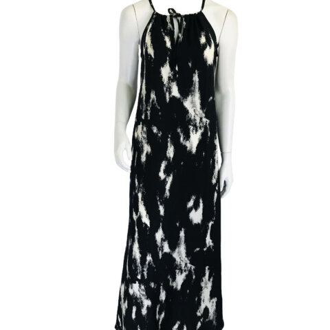 Classic Maxi Dress - Black Amalfi